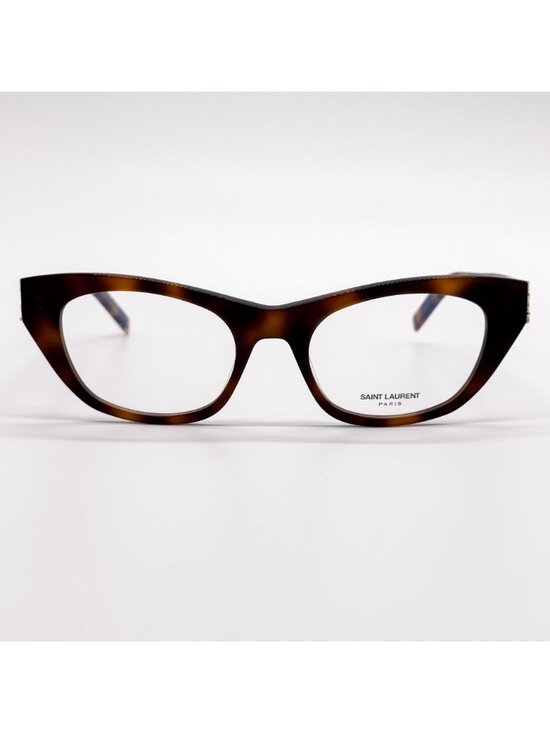 NWT Saint Laurent SL M80 002 Women Havana Cat Eye Eyeglasses main image 9